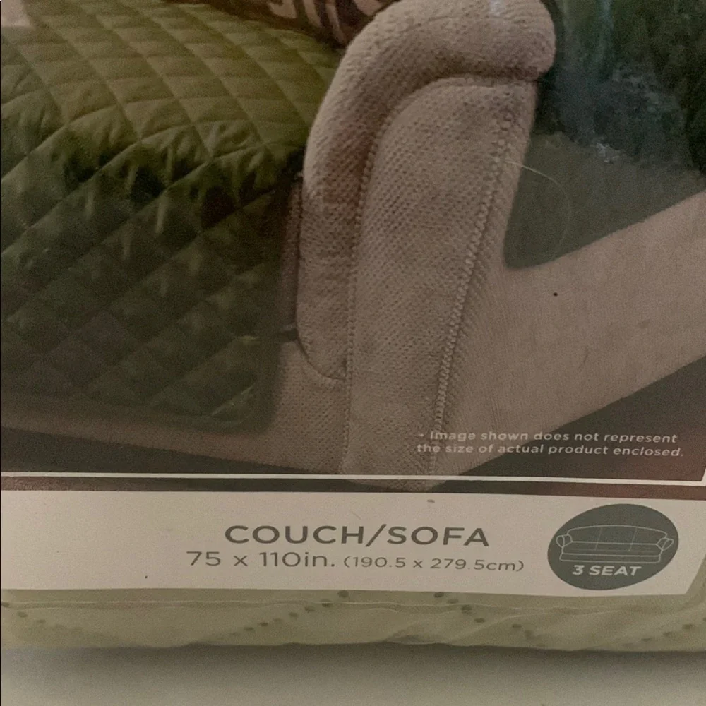 Green Quilted Furniture Cover for Stylish Protection